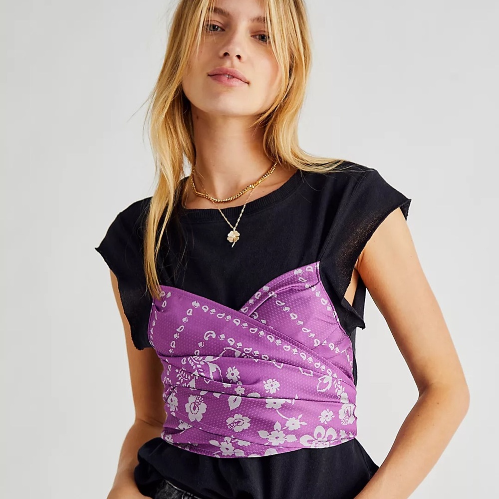 NWT free people take me there top M